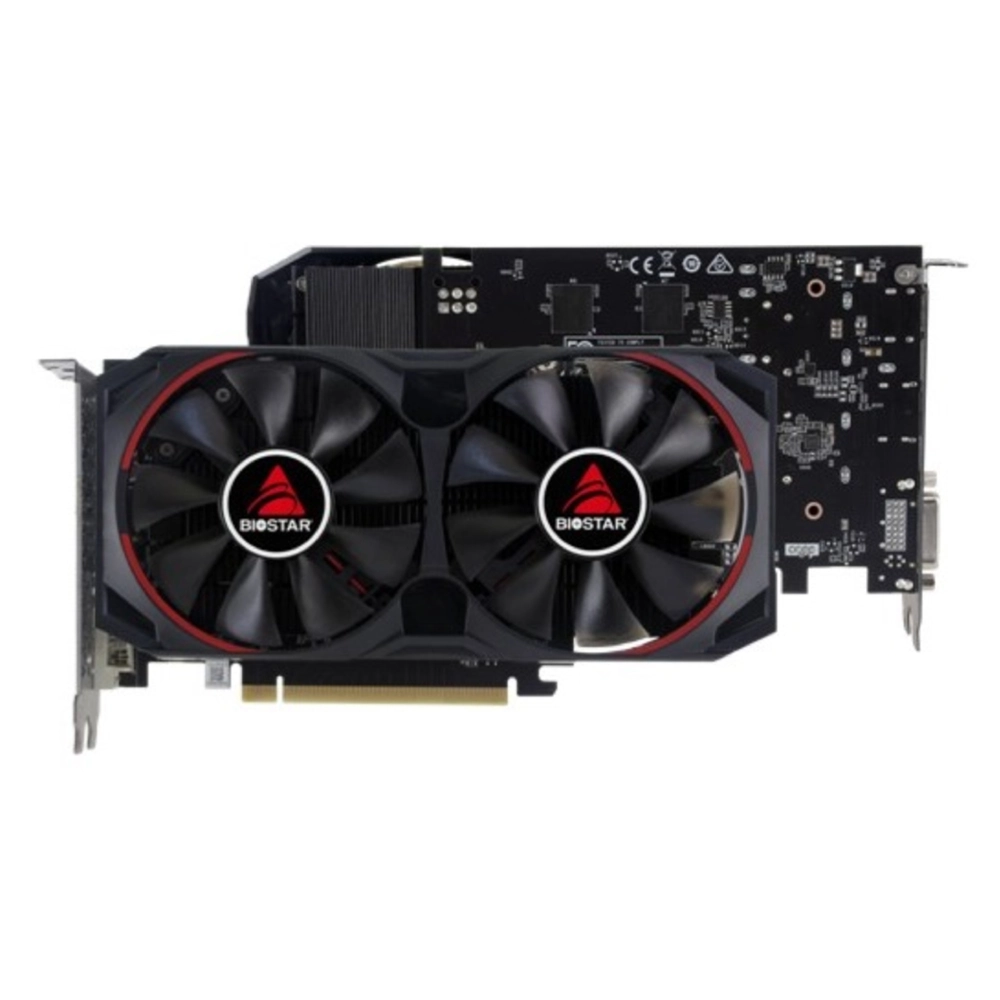 Biostar Nvidia Graphic Card GTX1050Ti 4GB DDR5 Dual Fan view 2